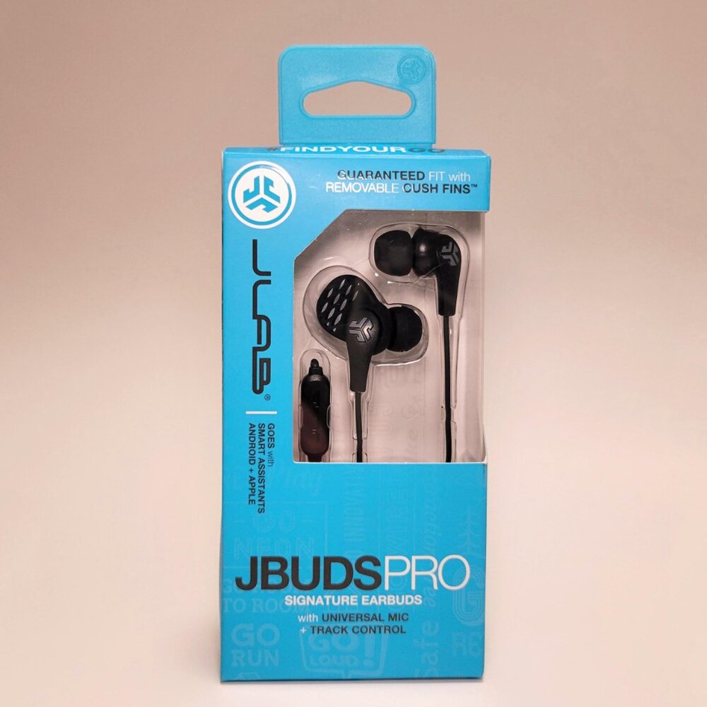 Jlab Audio Jbuds Pro Black Signature Premium Earbuds With Universal Mic/Control